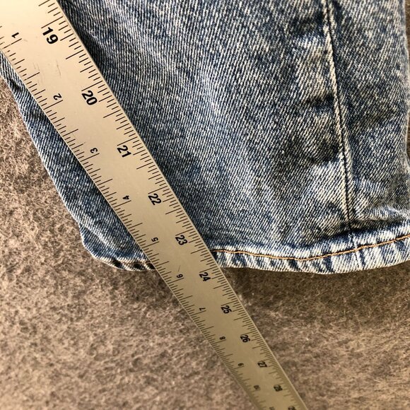 Gap Girls Size 12 Plus Girlfriend Jeans Distressed Medium Wash Blue Stretch - Picture 7 of 11